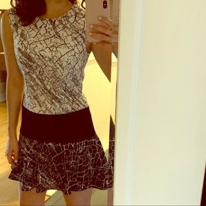 BCBG block Marble print dress